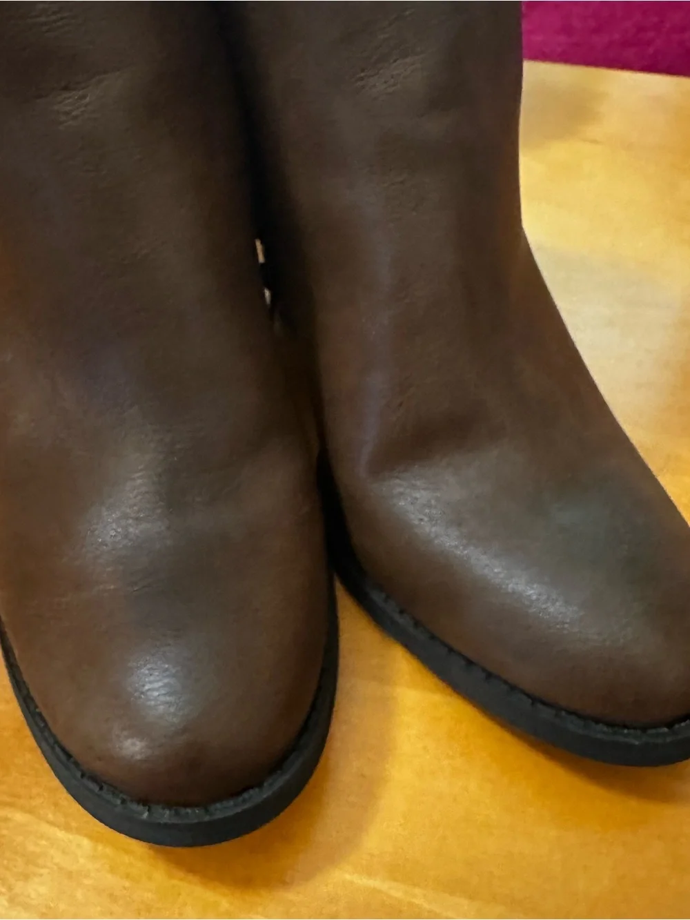 Classic Brown Women’s Ankle Booties - Sleek Side Zip Design